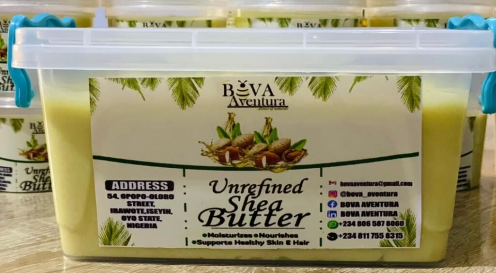 BOVA Aventura Unrefined Shea Butter (1kg)